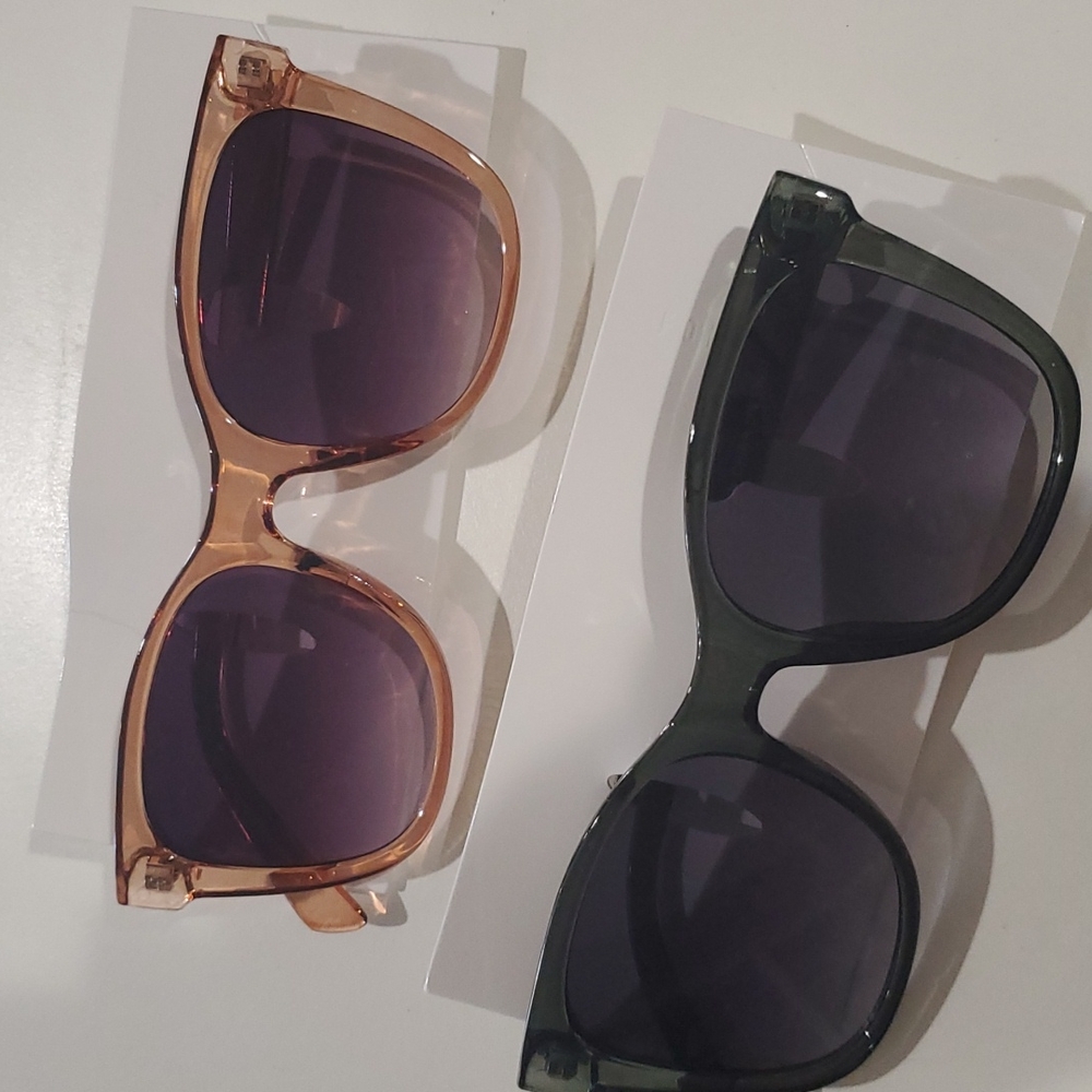 Forever 21 clear tinted sunglasses